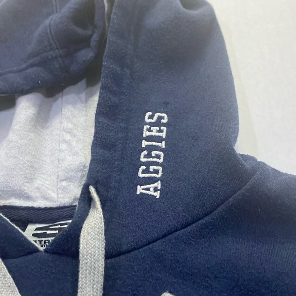 Utah State Navy Hoodie size Large - Picture 3 of 4